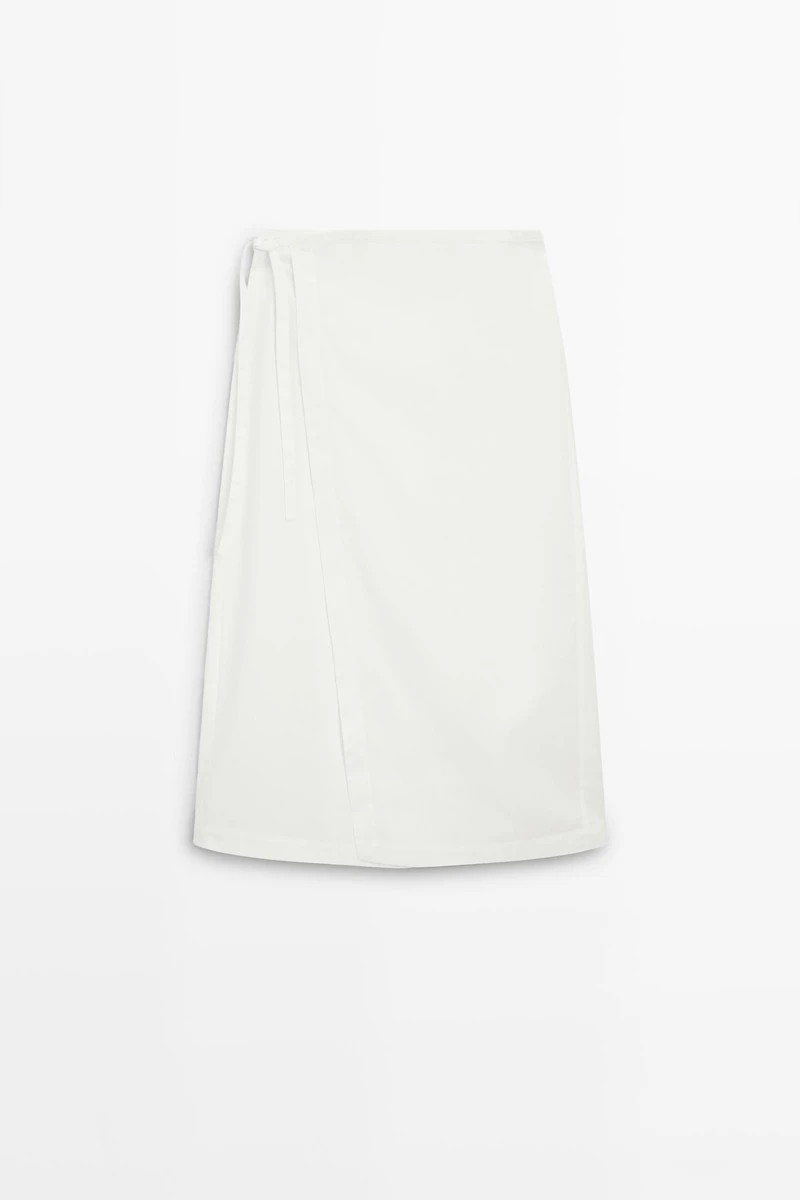 Wrap midi skirt - STUDIO