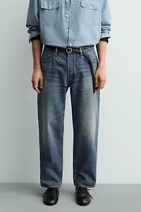 RELAXED STRAIGHT FIT JEANS AARON LEVINE X ZARA