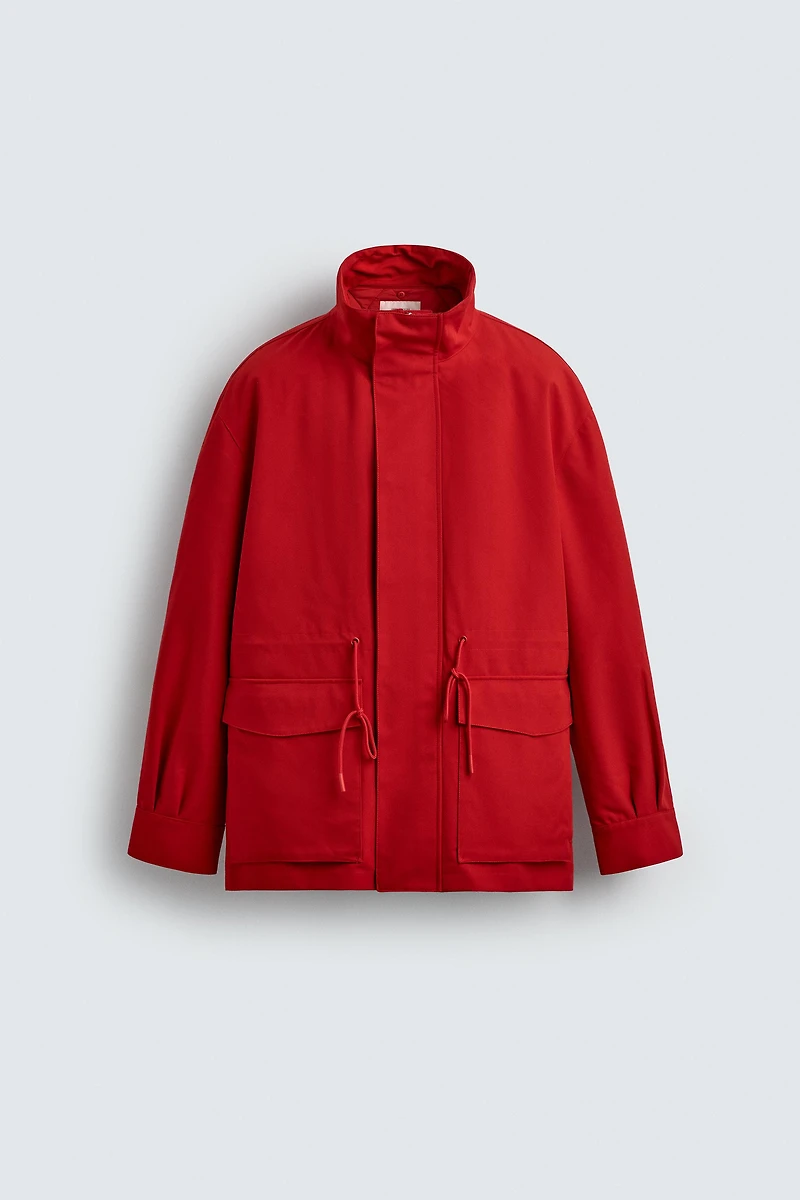WATER REPELLENT DETACHABLE PARKA