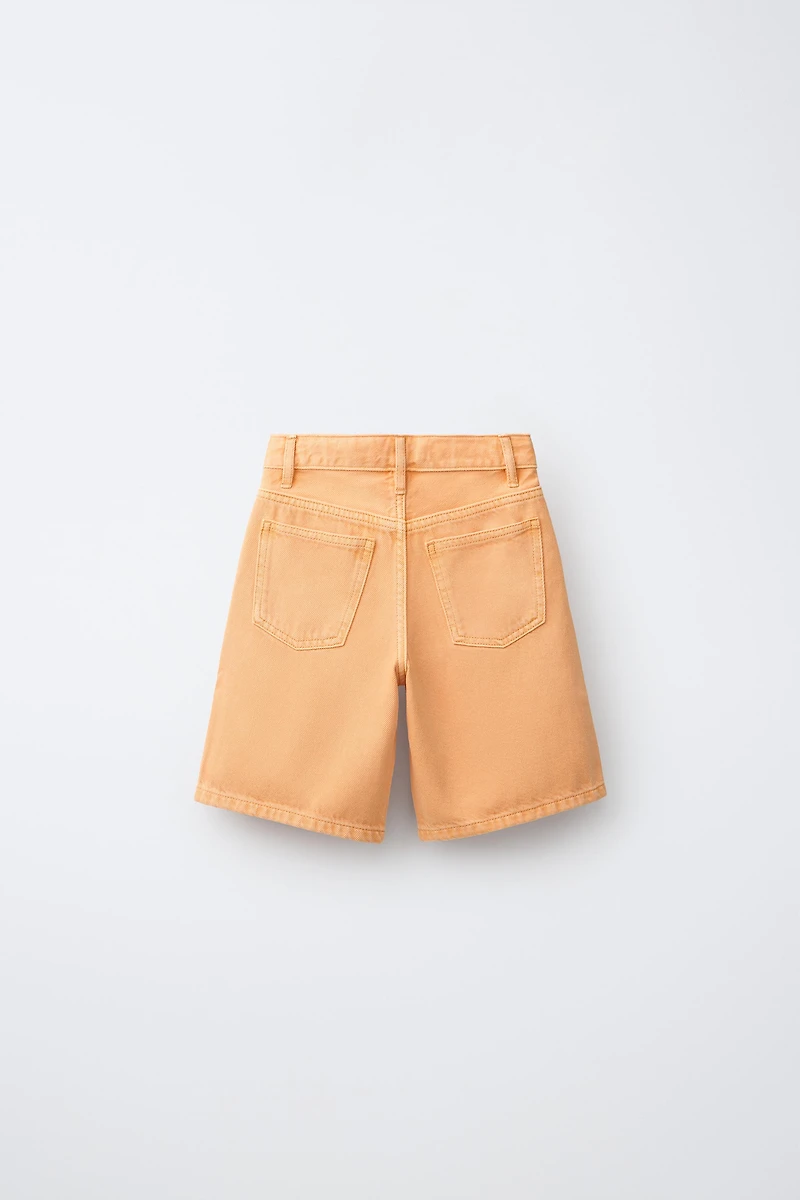 LONG DENIM SHORTS