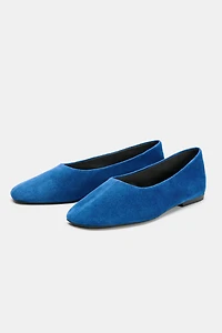BALLERINES EN DAIM
