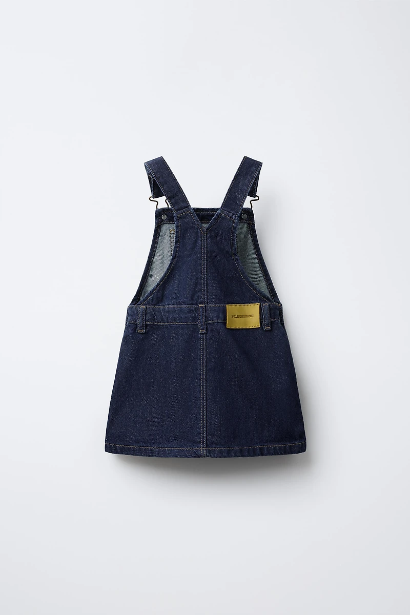 BENSIMON ® X ZARA DENIM PINAFORE DRESS