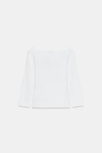 BOAT NECK T-SHIRT