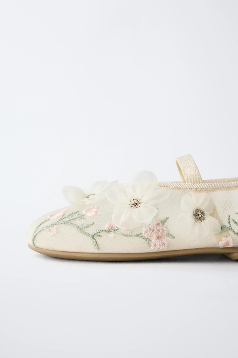 FLORAL BALLET FLATS