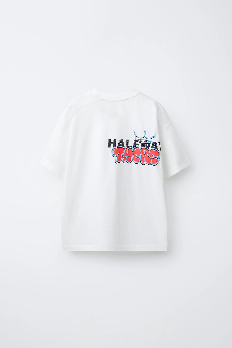 GRAFFITI PRINT T-SHIRT