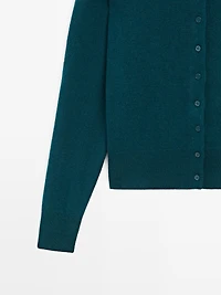 Cardigan en laine mélangée