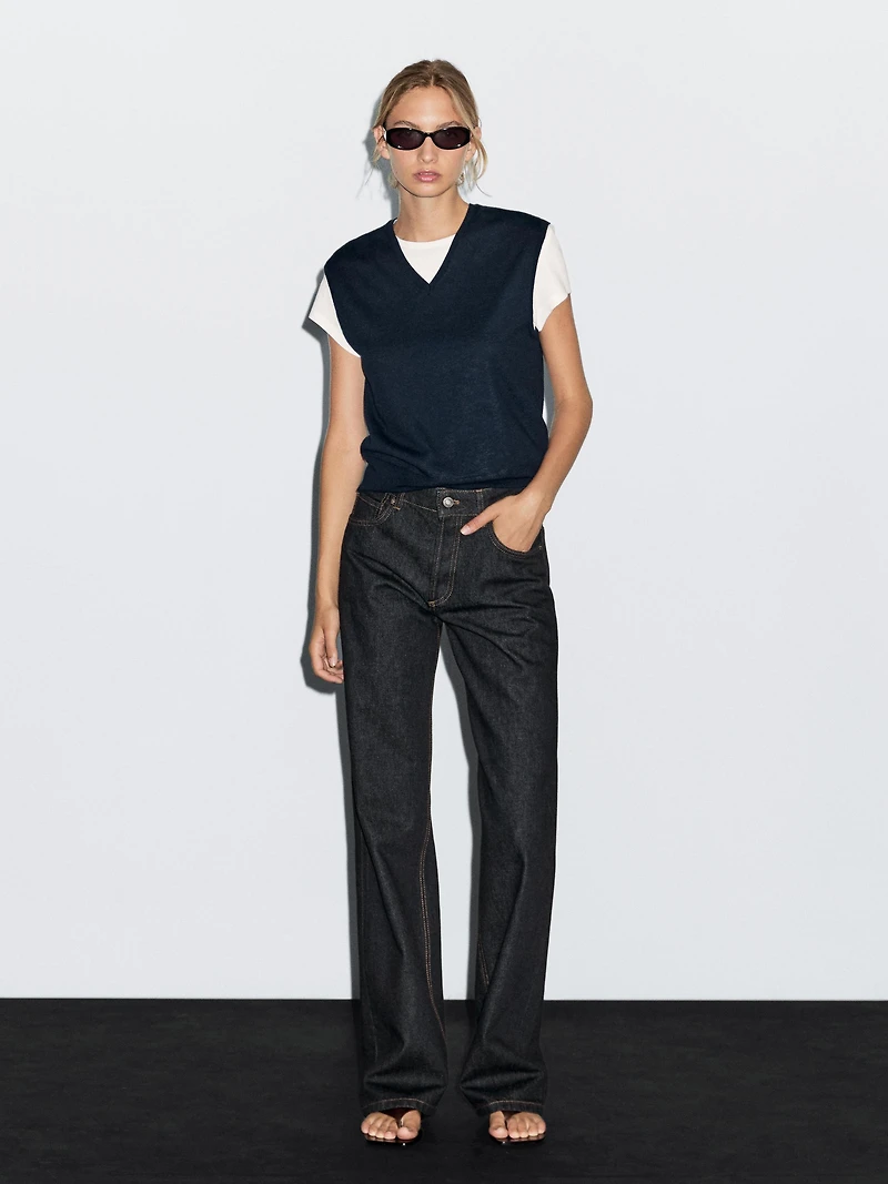 Jean large mid-rise