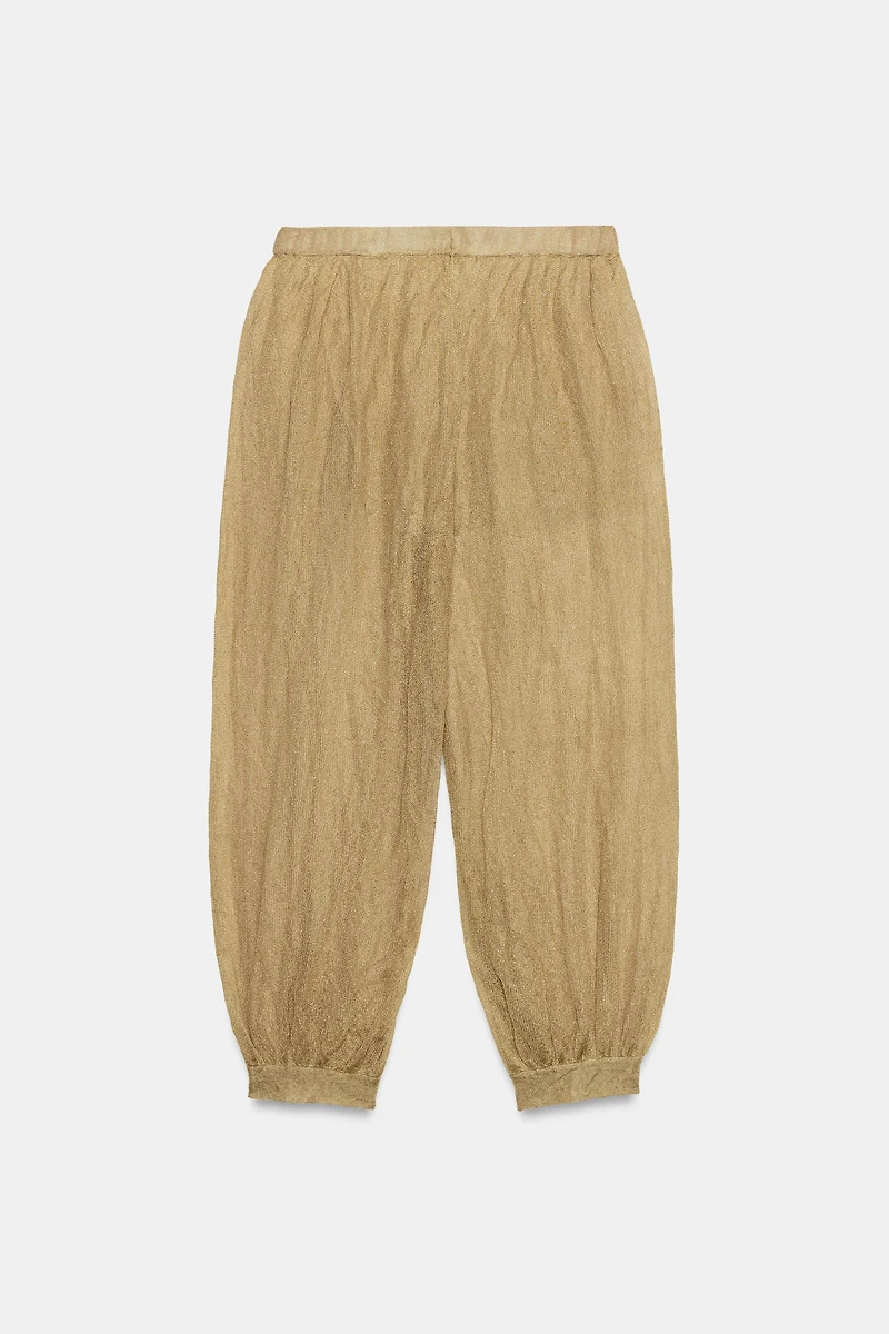FINE KNIT BLOOMER PANTS