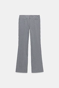 STRIPED FLARE PANTS