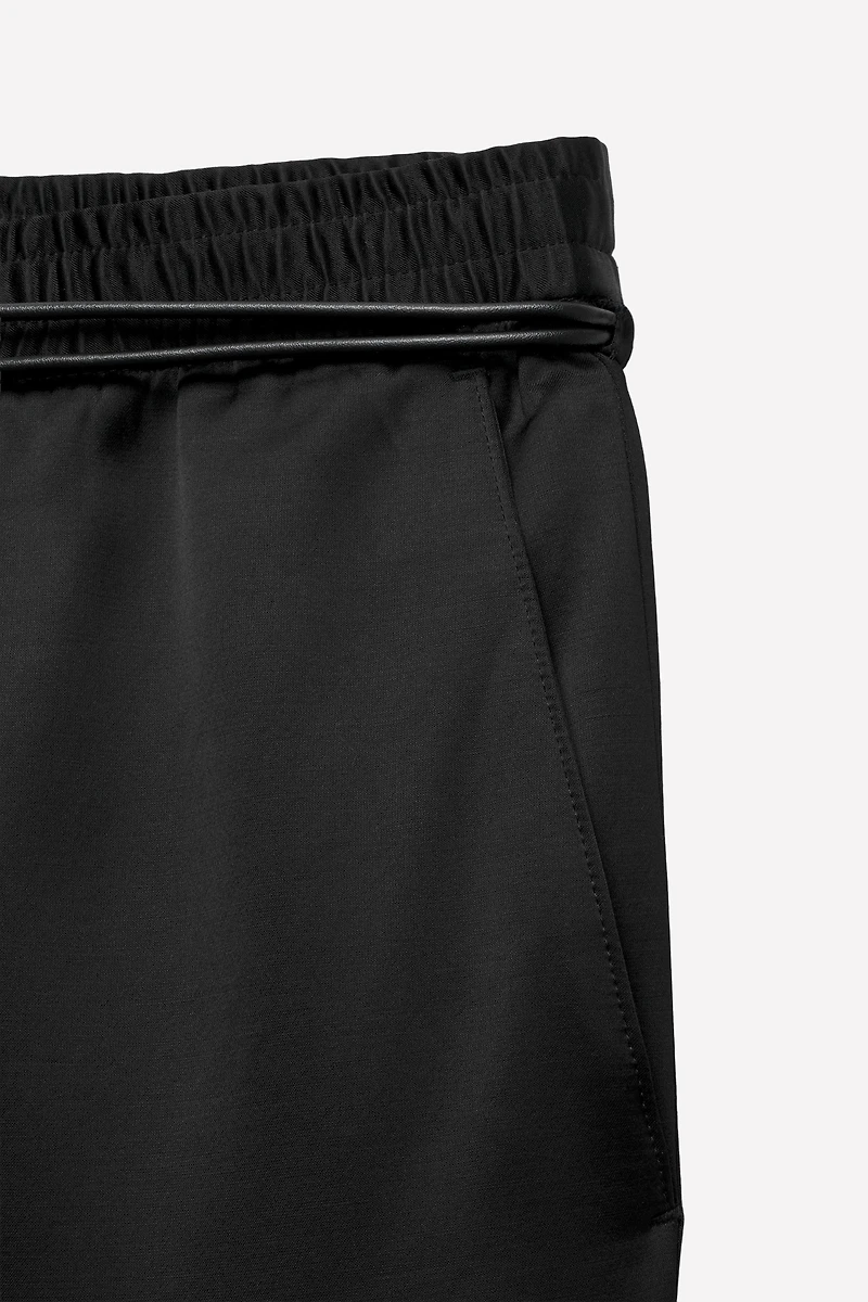 VISCOSE - WOOL BELTED PANTS LUDOVIC DE SAINT SERNIN x ZARA