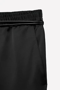 VISCOSE - WOOL BELTED PANTS LUDOVIC DE SAINT SERNIN x ZARA