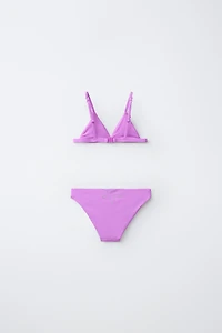 AGES 6-14 | STAR STUD TEXTURE BIKINI