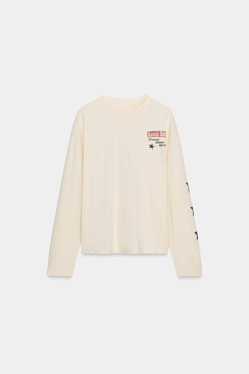 PRINTED COTTON T-SHIRT