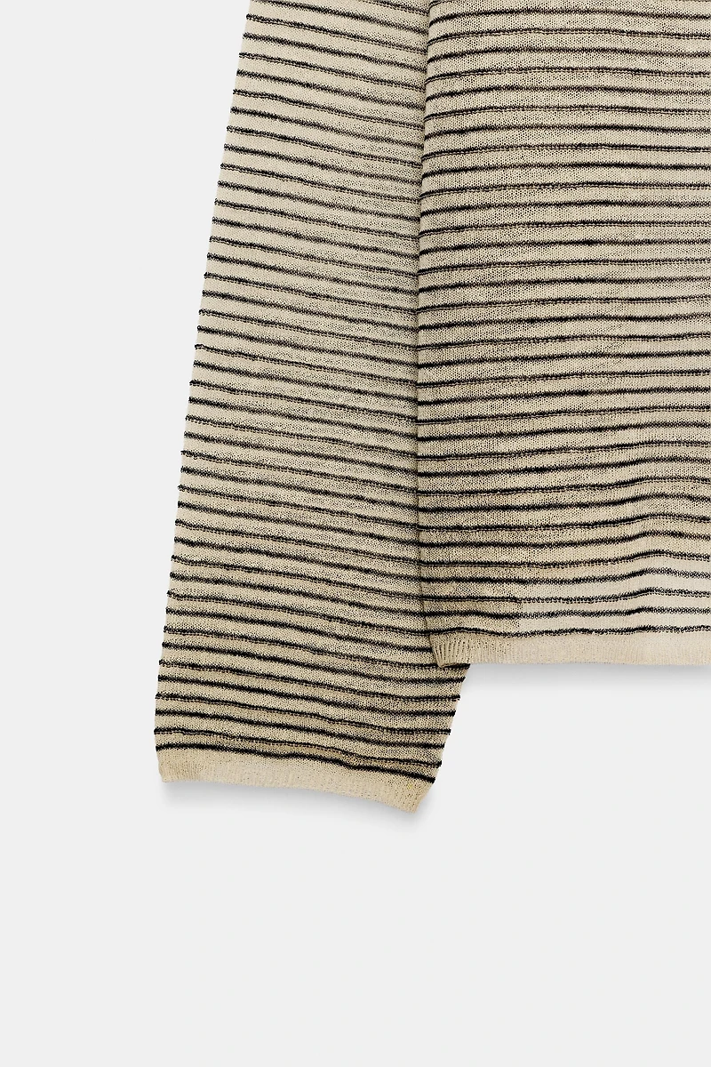 FINE KNIT STRIPED JUMPER