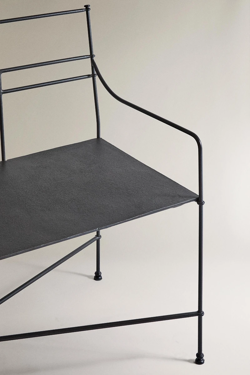 DOUBLE FORGED OUTDOOR BENCH