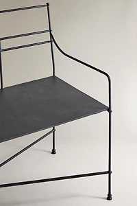 DOUBLE FORGED OUTDOOR BENCH