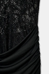 COMBINATION HALTER DRESS