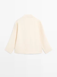 Flowing blouse with bib detail