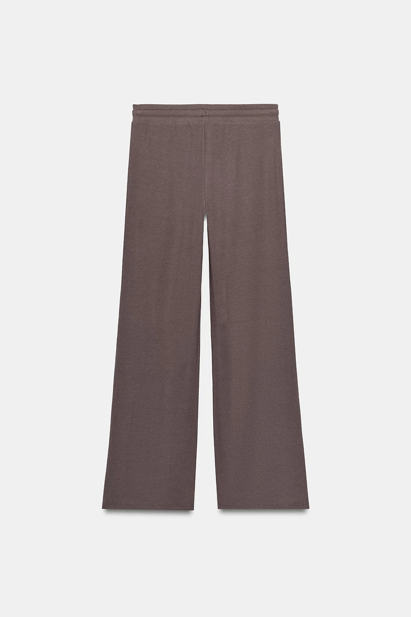 PANTALON DROIT CÔTELÉ