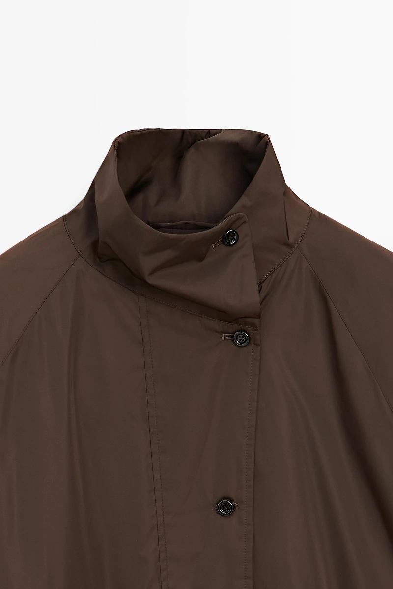 Puffer jacket with pocket details