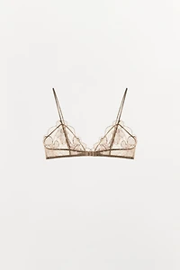 SOUTIEN-GORGE TRIANGLE EN DENTELLE