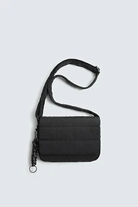 QUILTED NYLON CROSSBODY BAG