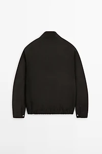 Reversible linen jacket