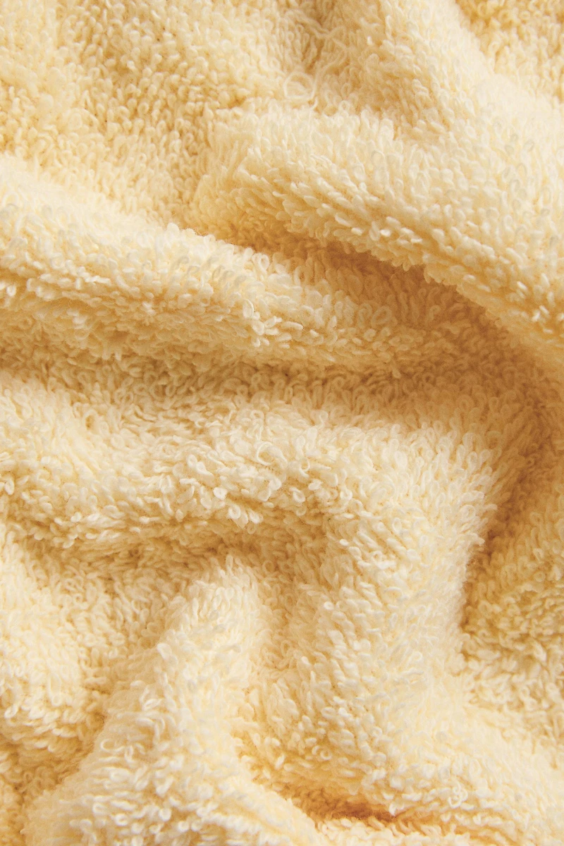 SERVIETTE DE BAIN COTON ÉPONGE UNIE (500 G/M²)