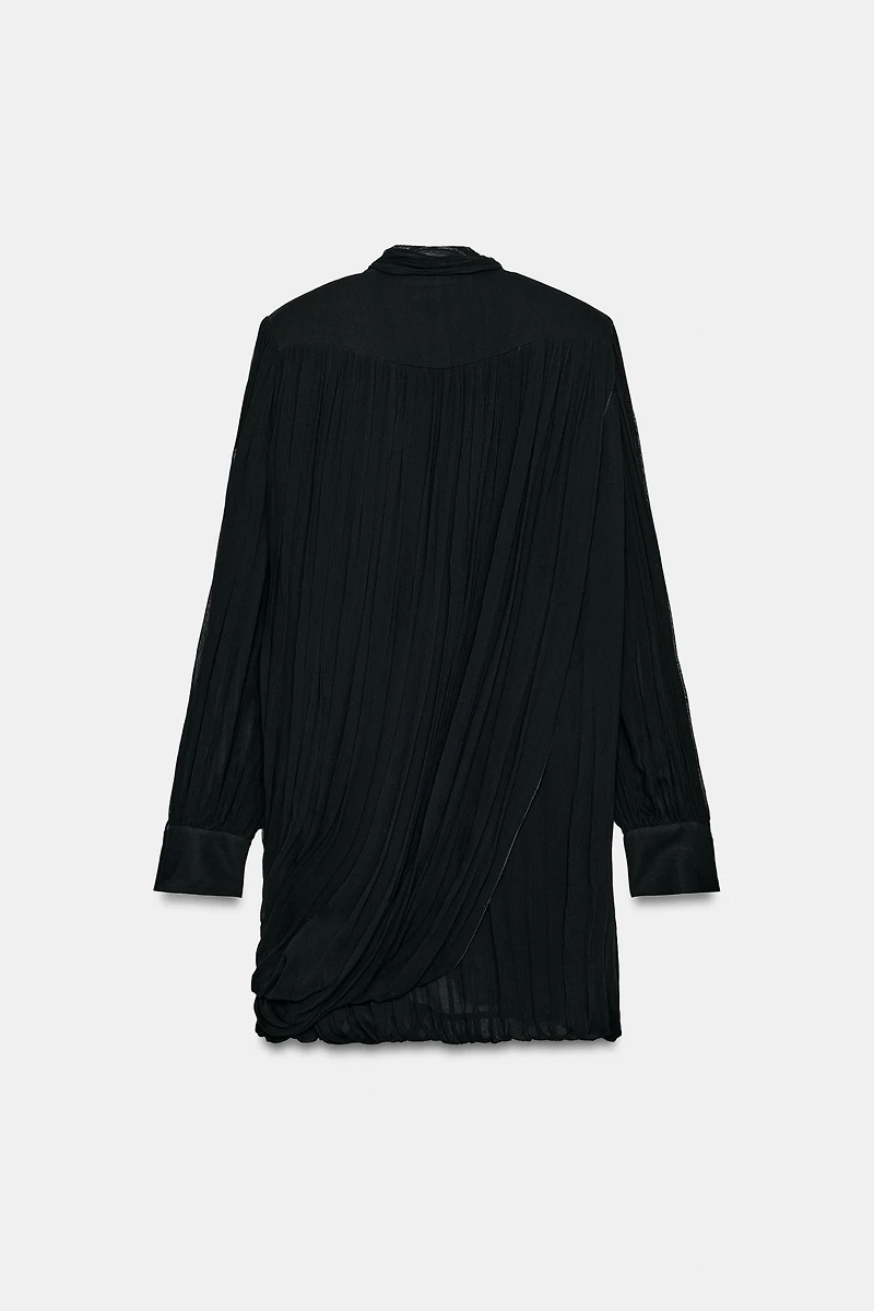 ZW COLLECTION DRAPED MINI DRESS