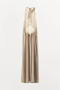 EMBROIDERED MIDI DRESS