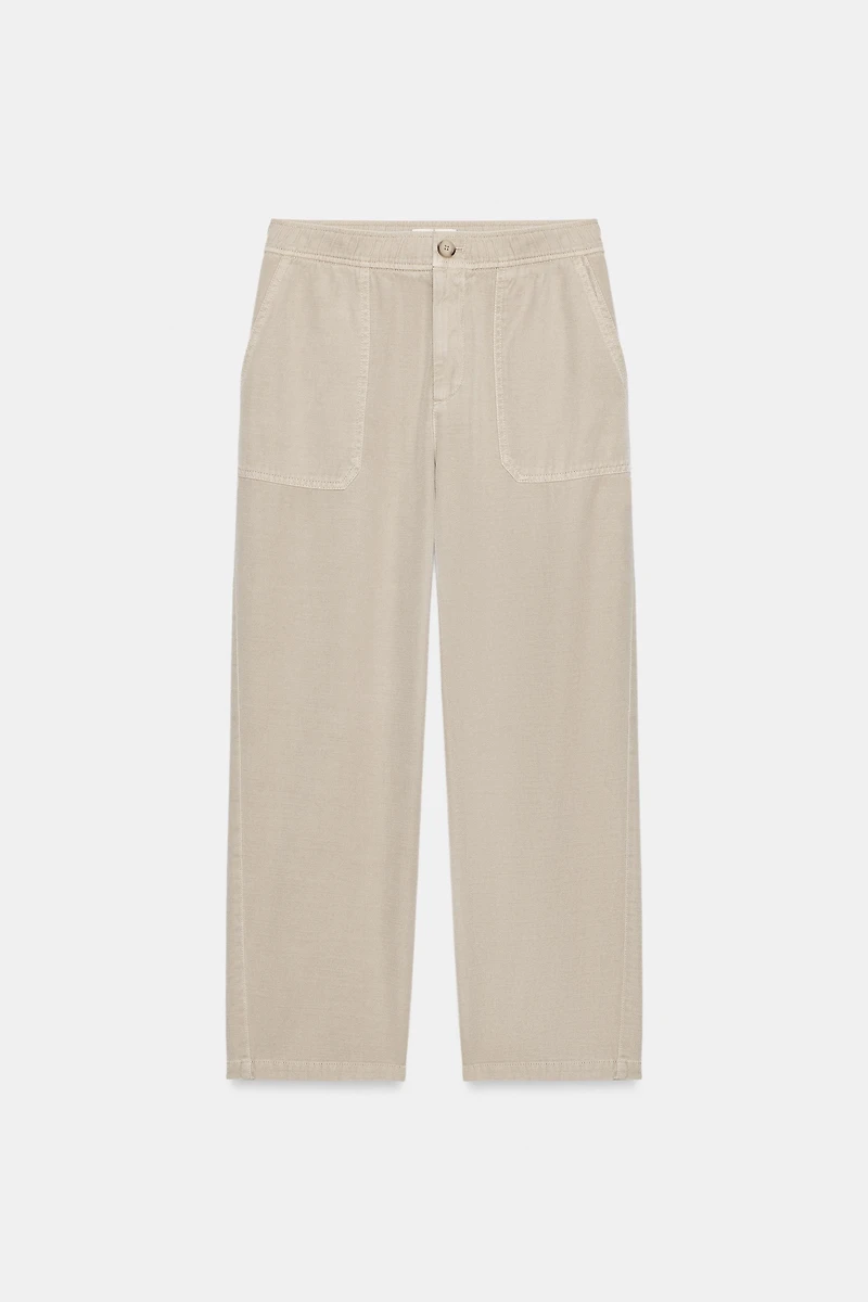 ELASTIC WAIST PANTS