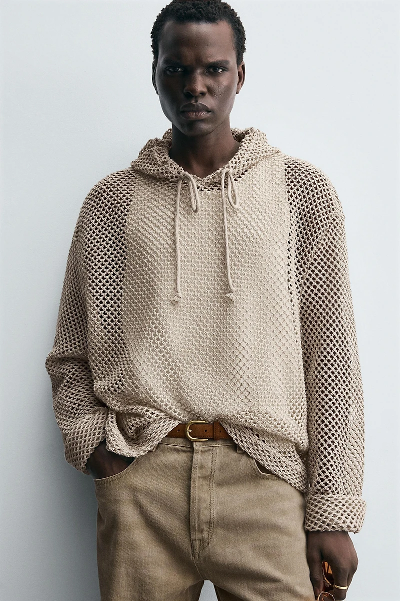 SWEAT STRUCTURÉ CROCHET