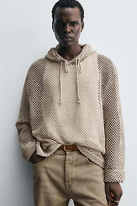 SWEAT STRUCTURÉ CROCHET