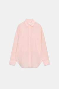 ZW COLLECTION STRIPED SHIRT WITH DETACHABLE COLLAR