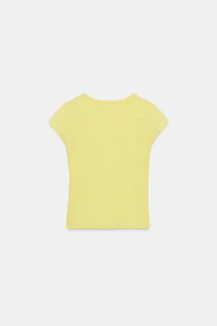 TEXT PRINT SHORT SLEEVE T-SHIRT