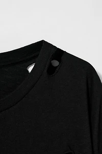 RIPPED T-SHIRT KATE MOSS X ZARA
