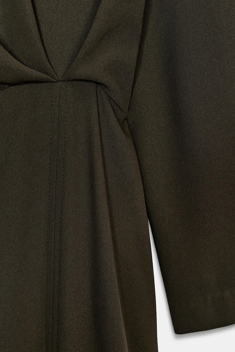 ZW COLLECTION PLEATED MIDI DRESS