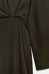 ZW COLLECTION PLEATED MIDI DRESS