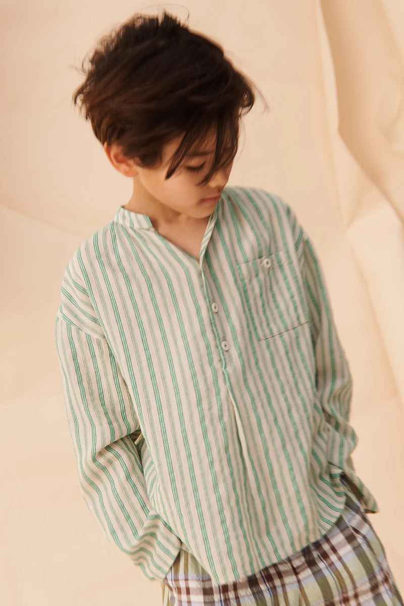 CHEMISE À RAYURES POCHE ÉDITION LIMITÉE