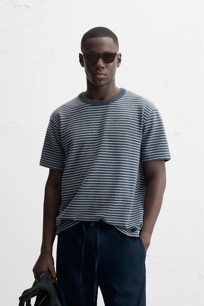 SWEAT JACQUARD RAYÉ