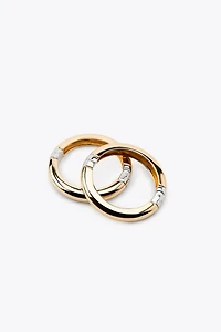 2-PACK OF COMBINED CUFF BRACELETS
