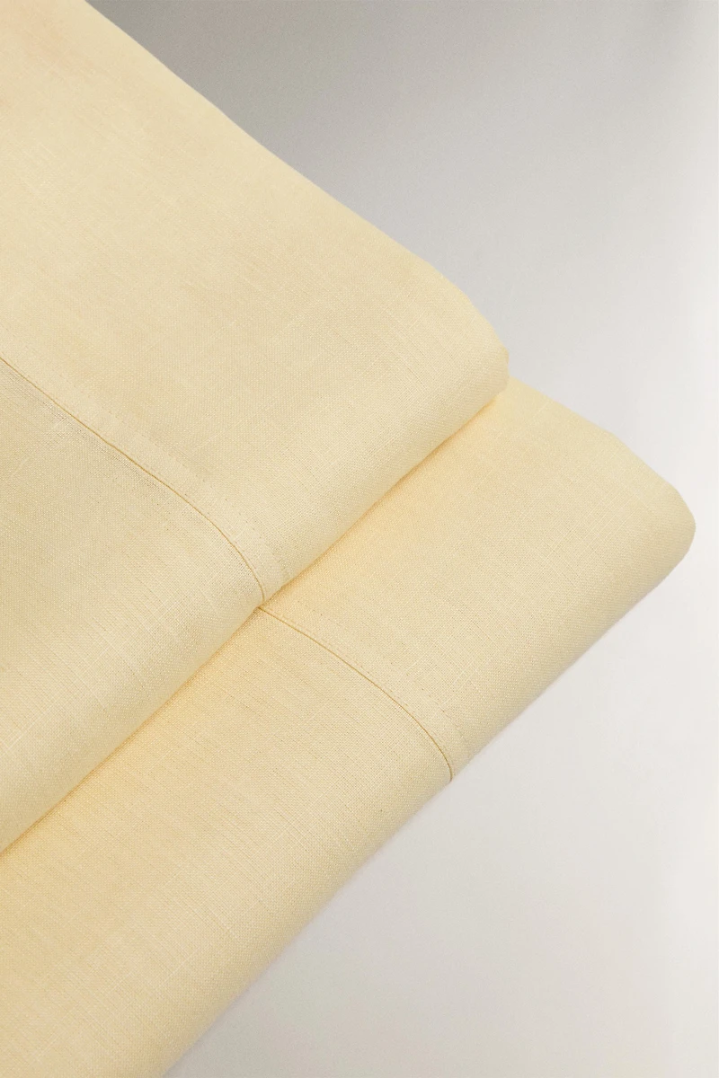 FADED LINEN FLAT SHEET (140 GSM)