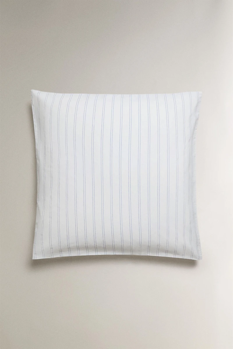 DOUBLE STRIPE COTTON PERCALE PILLOWCASE