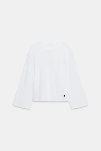 LONG SLEEVE T-SHIRT WITH LABEL