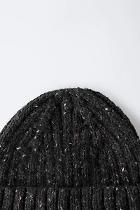AGES 3-14 / BUTTON KNIT HAT