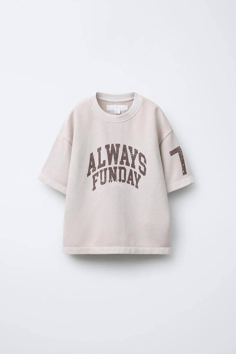 TEXT PRINT T-SHIRT