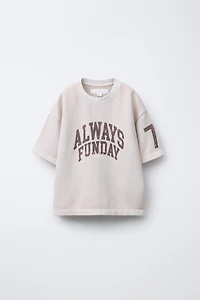 TEXT PRINT T-SHIRT