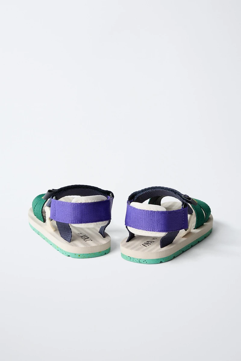 COLOR TECHNICAL SANDALS