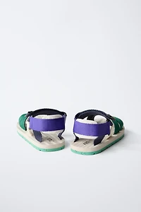 COLOR TECHNICAL SANDALS