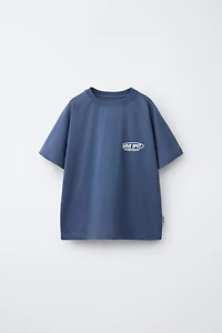 ENSEMBLE T-SHIRT ET BERMUDA À INSCRIPTION